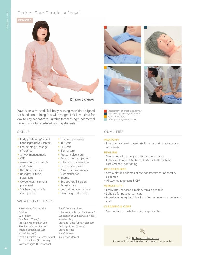Limbs & Things USA Medical Simulation Catalog Weekly Ad January 1 - December 31, 2026
