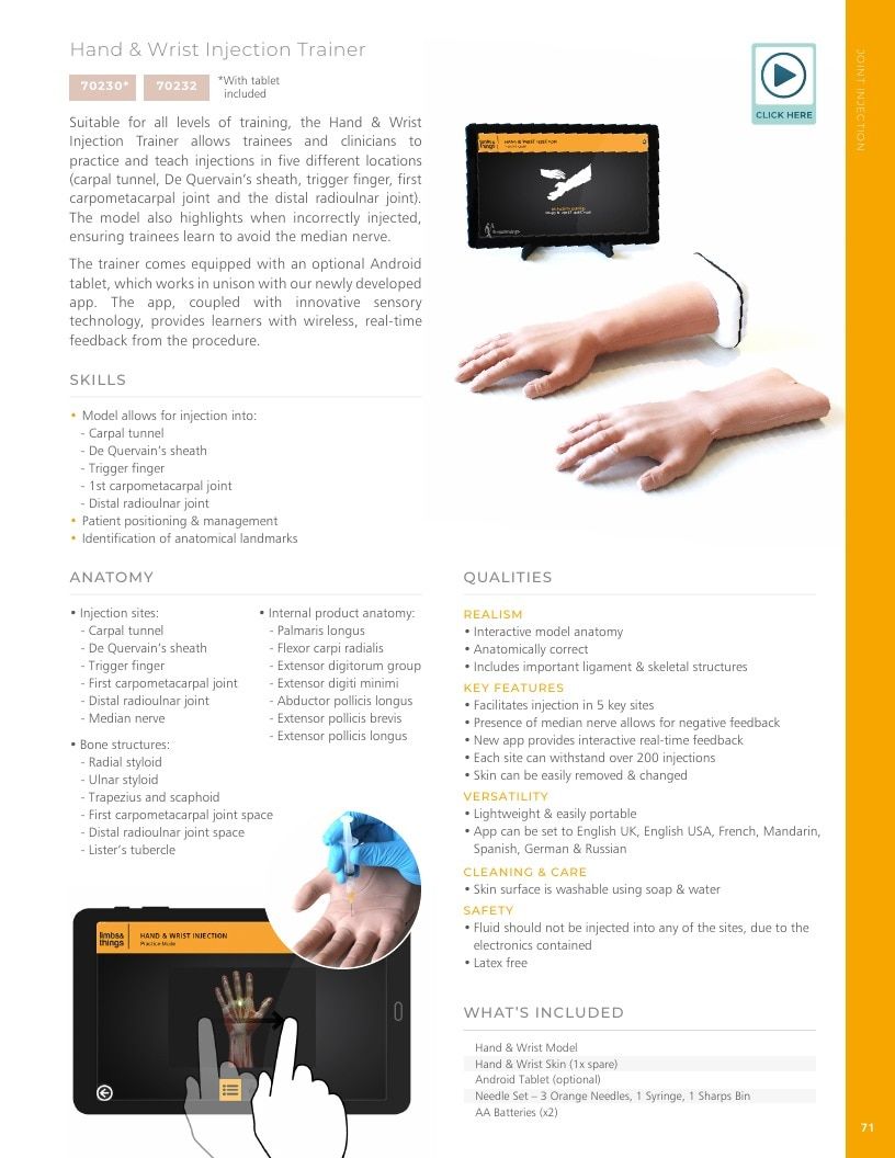 Limbs & Things USA Medical Simulation Catalog Weekly Ad January 1 - December 31, 2026
