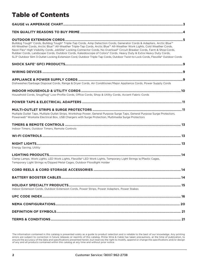 Prime Wire and Cable Electrical Products Catalog Weekly Ad January 1, 2026 - December 31, 2027