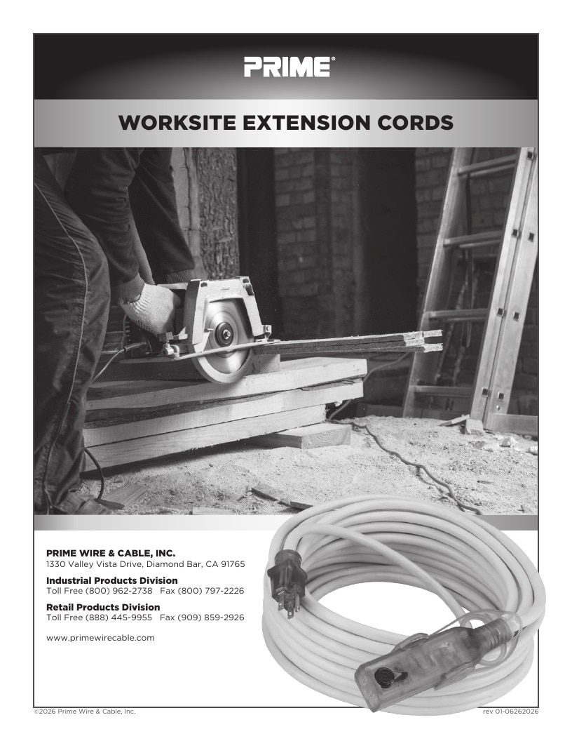 Prime Wire and Cable Electrical Products Catalog Weekly Ad January 1, 2026 - December 31, 2027
