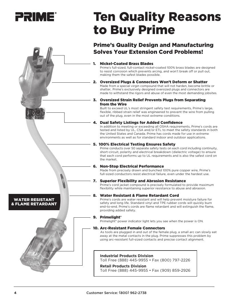 Prime Wire and Cable Electrical Products Catalog Weekly Ad January 1, 2026 - December 31, 2027