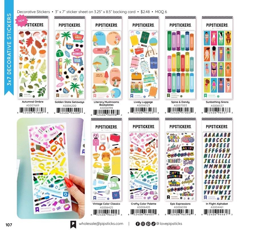 Pipsticks Annual Stickers Catalog Weekly Ad January 1 - December 31, 2026