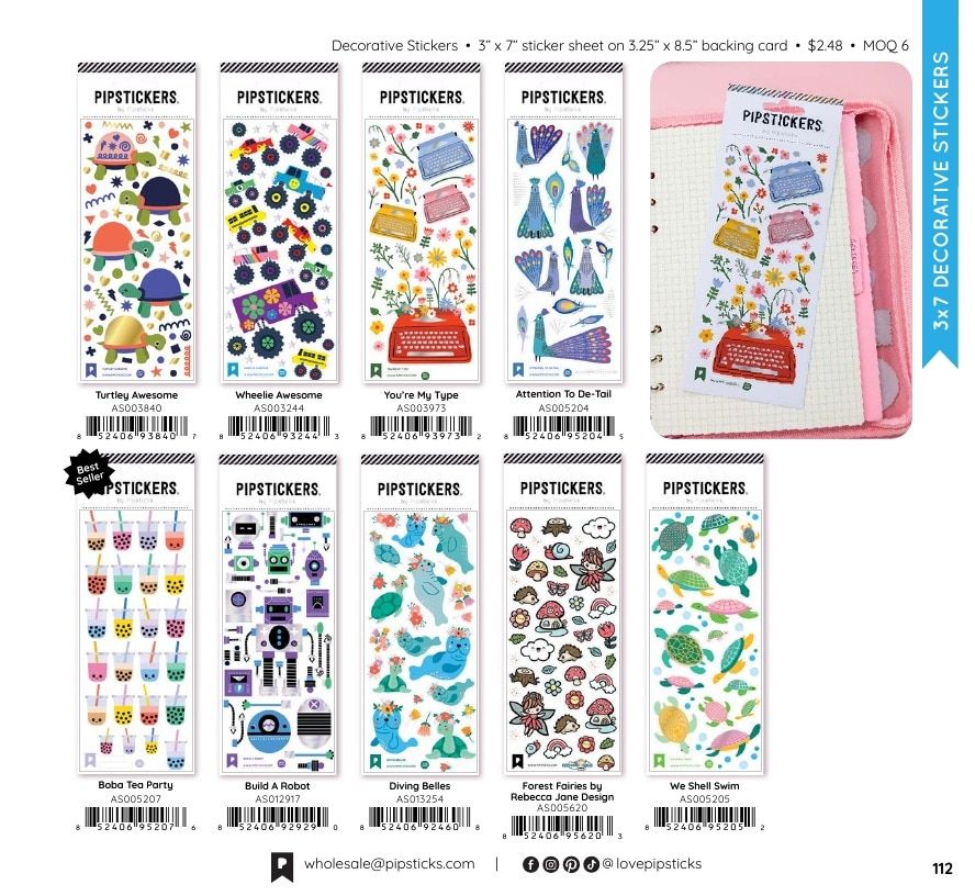Pipsticks Annual Stickers Catalog Weekly Ad January 1 - December 31, 2026