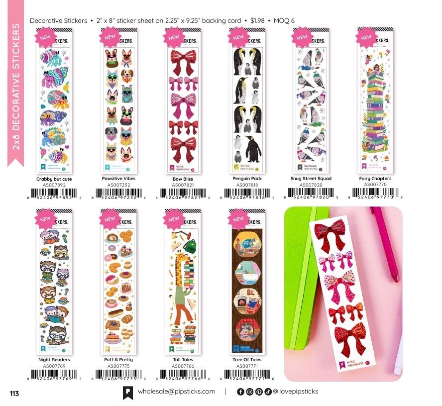 Pipsticks Annual Stickers Catalog Weekly Ad January 1 - December 31, 2026
