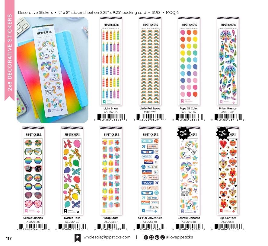 Pipsticks Annual Stickers Catalog Weekly Ad January 1 - December 31, 2026