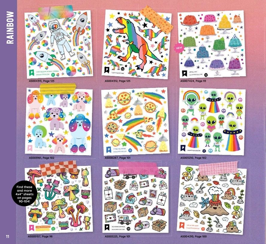 Pipsticks Annual Stickers Catalog Weekly Ad January 1 - December 31, 2026