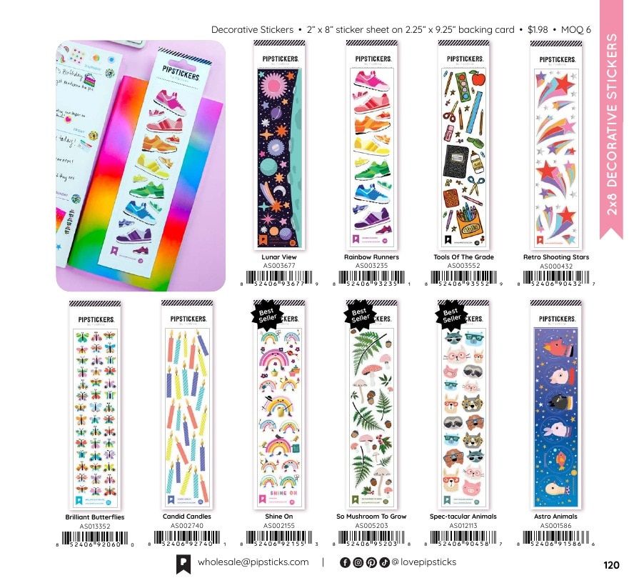 Pipsticks Annual Stickers Catalog Weekly Ad January 1 - December 31, 2026