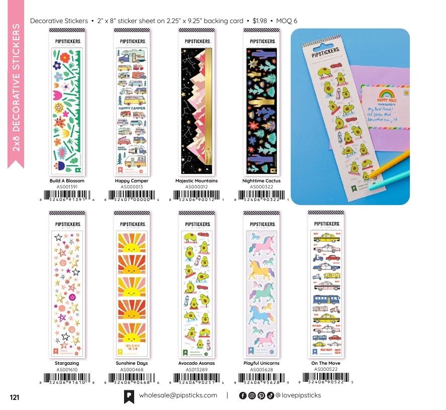 Pipsticks Annual Stickers Catalog Weekly Ad January 1 - December 31, 2026
