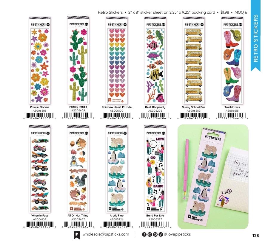Pipsticks Annual Stickers Catalog Weekly Ad January 1 - December 31, 2026
