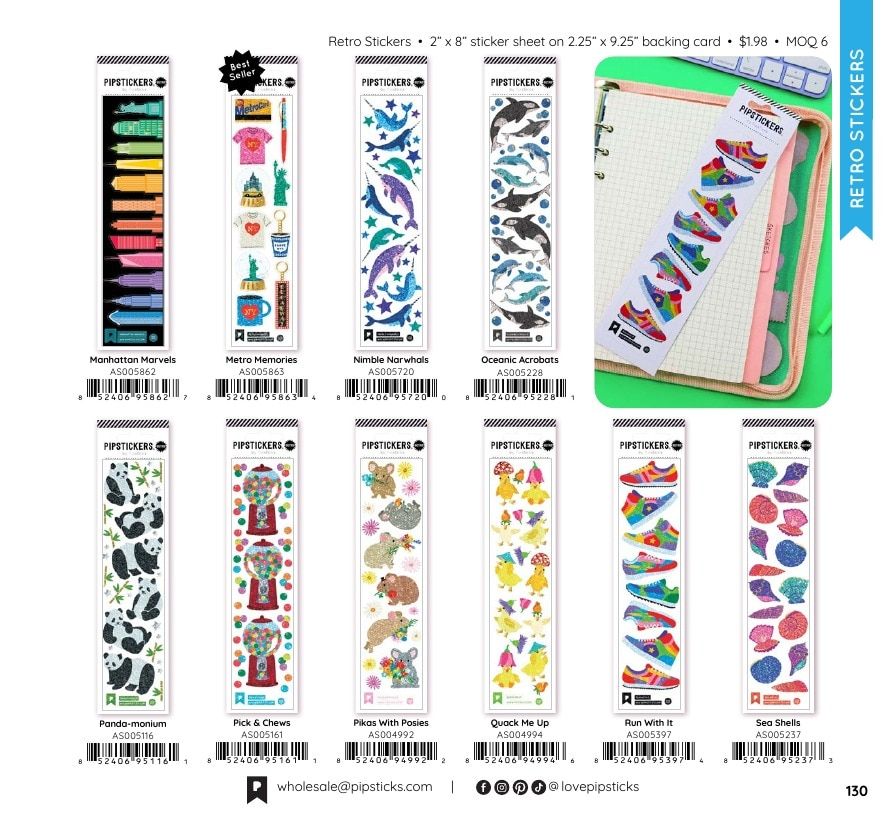 Pipsticks Annual Stickers Catalog Weekly Ad January 1 - December 31, 2026
