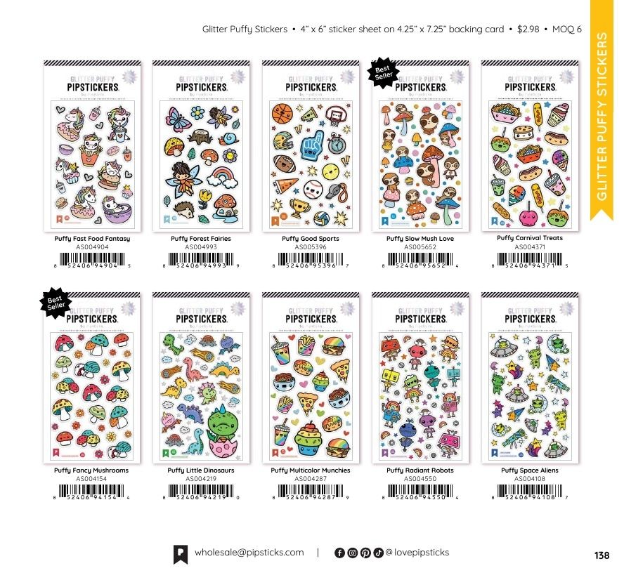 Pipsticks Annual Stickers Catalog Weekly Ad January 1 - December 31, 2026