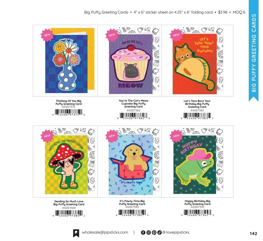 Pipsticks Annual Stickers Catalog Weekly Ad January 1 - December 31, 2026