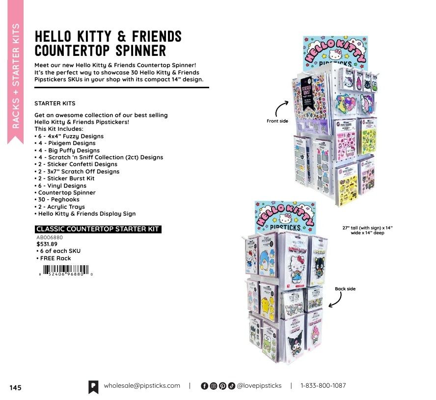 Pipsticks Annual Stickers Catalog Weekly Ad January 1 - December 31, 2026