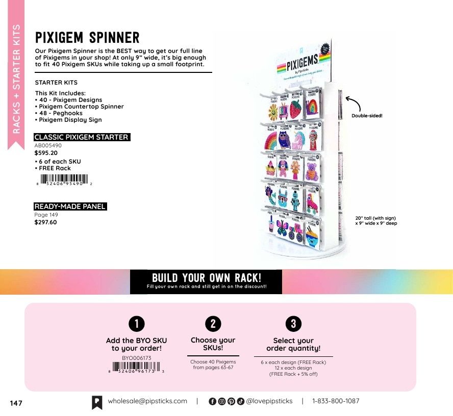 Pipsticks Annual Stickers Catalog Weekly Ad January 1 - December 31, 2026