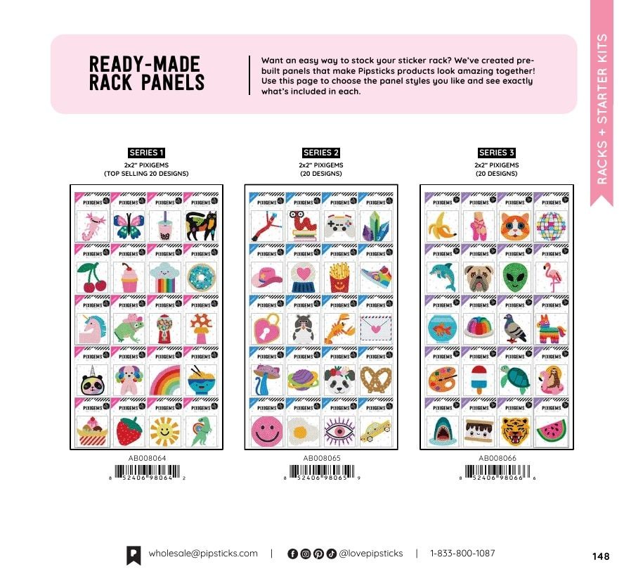 Pipsticks Annual Stickers Catalog Weekly Ad January 1 - December 31, 2026