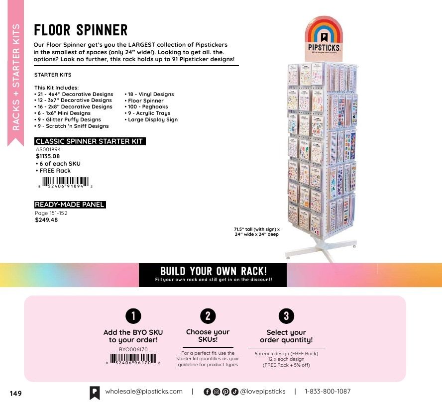 Pipsticks Annual Stickers Catalog Weekly Ad January 1 - December 31, 2026