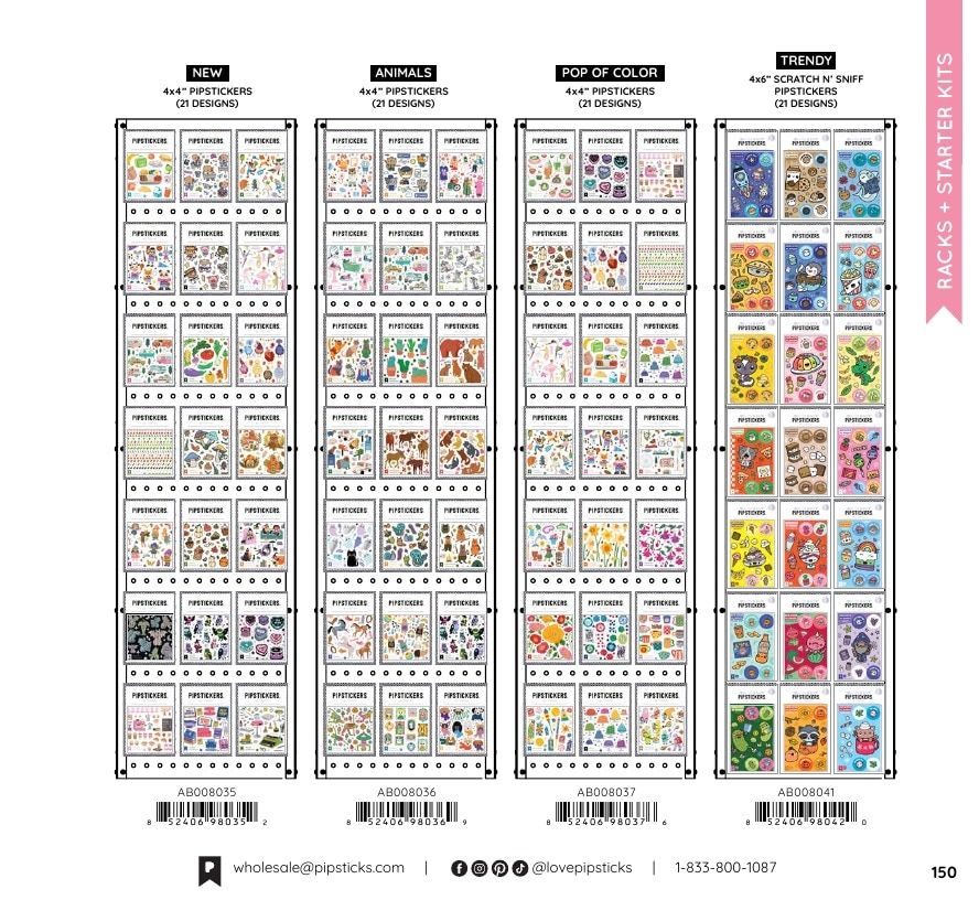 Pipsticks Annual Stickers Catalog Weekly Ad January 1 - December 31, 2026
