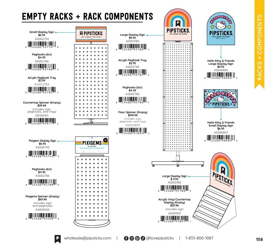 Pipsticks Annual Stickers Catalog Weekly Ad January 1 - December 31, 2026