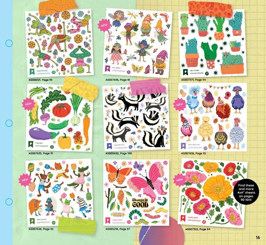 Pipsticks Annual Stickers Catalog Weekly Ad January 1 - December 31, 2026