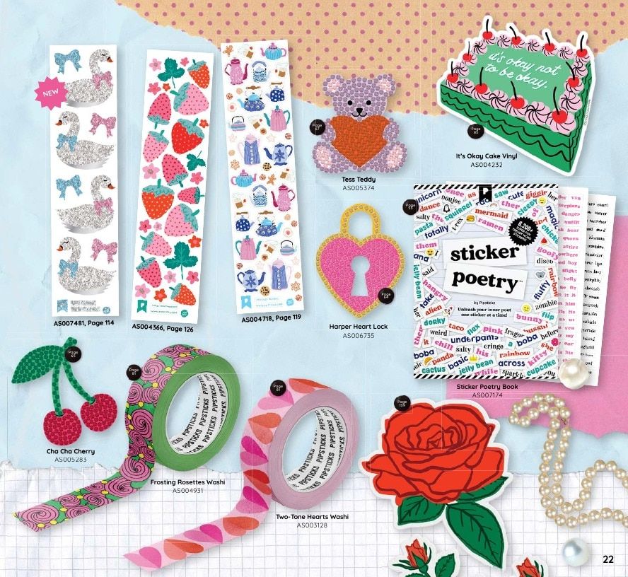 Pipsticks Annual Stickers Catalog Weekly Ad January 1 - December 31, 2026