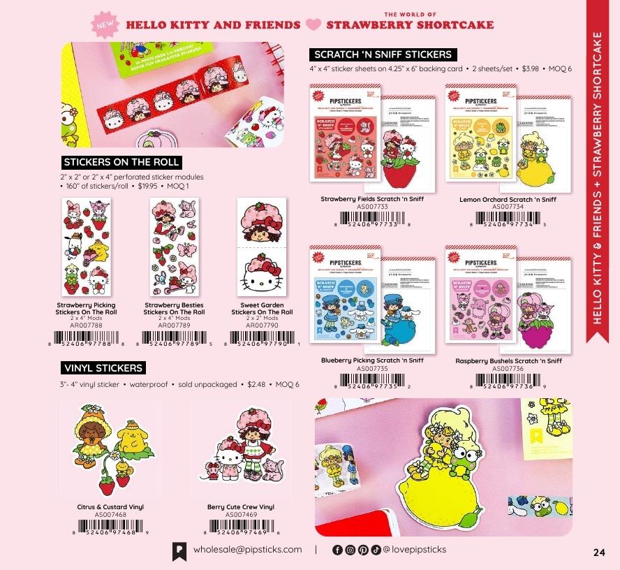 Pipsticks Annual Stickers Catalog Weekly Ad January 1 - December 31, 2026