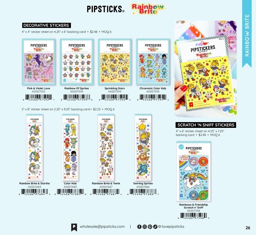 Pipsticks Annual Stickers Catalog Weekly Ad January 1 - December 31, 2026