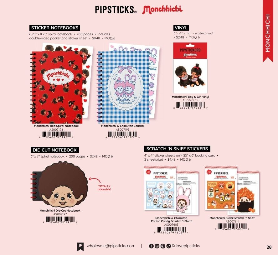 Pipsticks Annual Stickers Catalog Weekly Ad January 1 - December 31, 2026