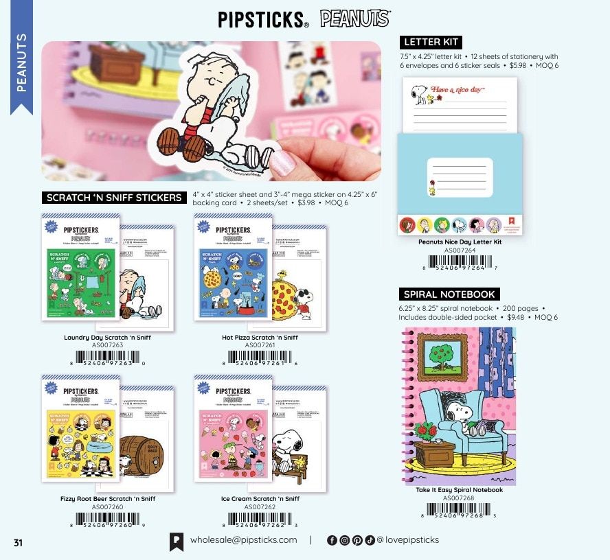 Pipsticks Annual Stickers Catalog Weekly Ad January 1 - December 31, 2026