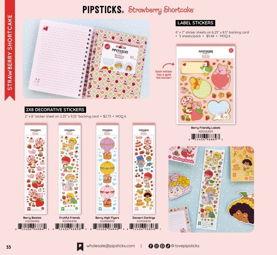 Pipsticks Annual Stickers Catalog Weekly Ad January 1 - December 31, 2026