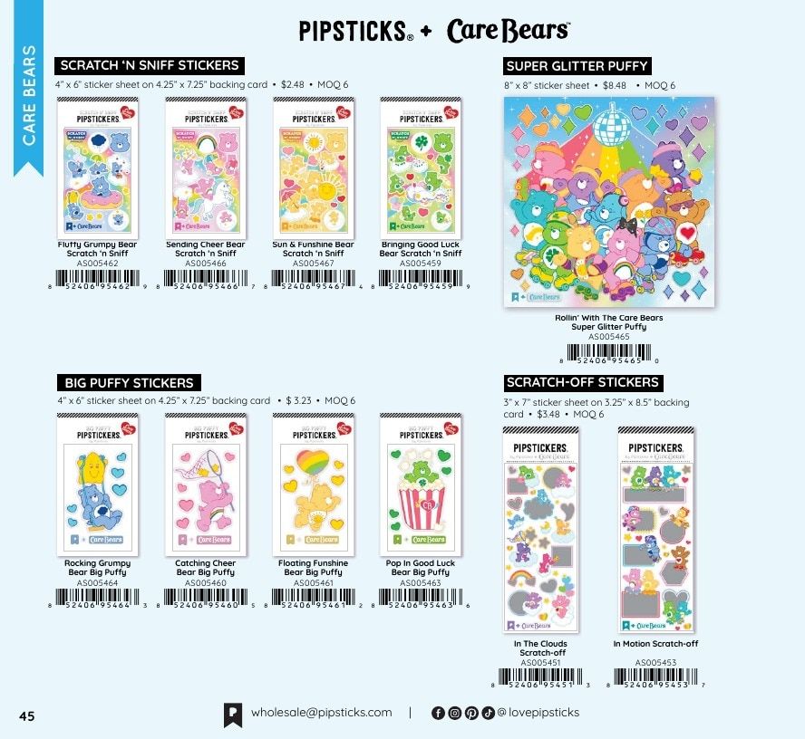 Pipsticks Annual Stickers Catalog Weekly Ad January 1 - December 31, 2026