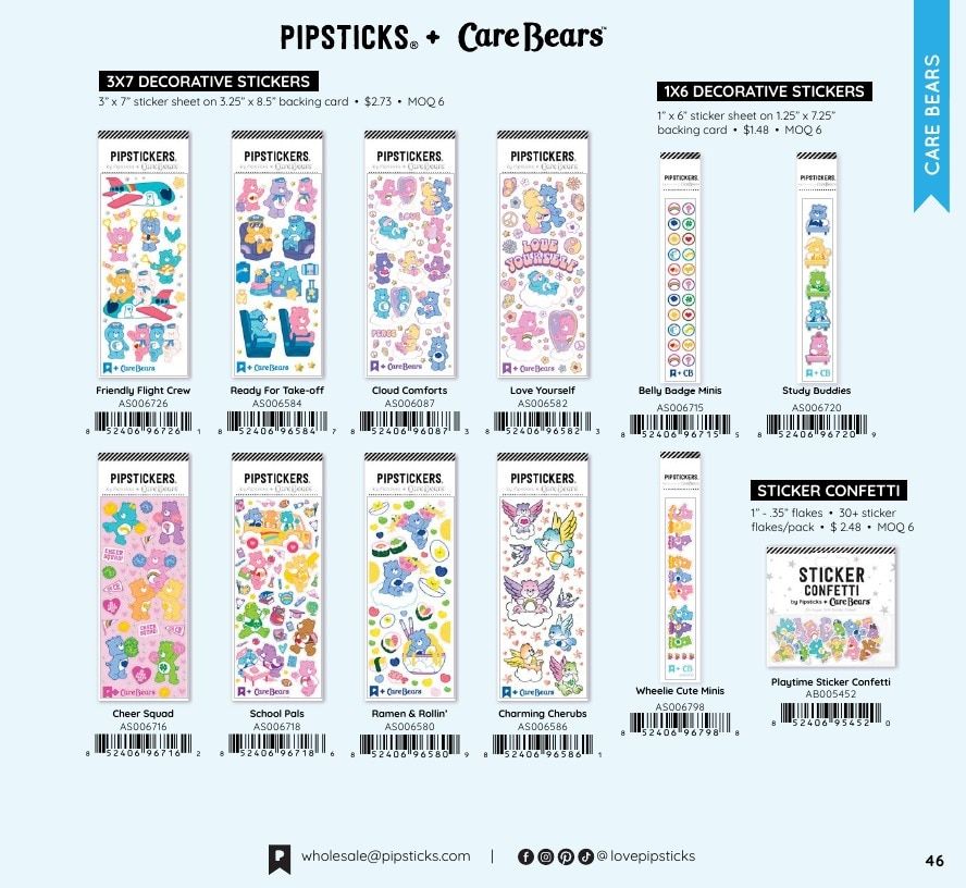 Pipsticks Annual Stickers Catalog Weekly Ad January 1 - December 31, 2026