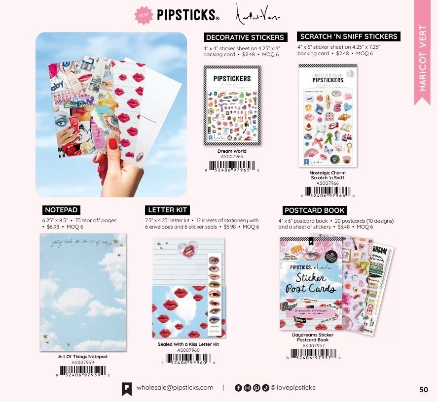 Pipsticks Annual Stickers Catalog Weekly Ad January 1 - December 31, 2026