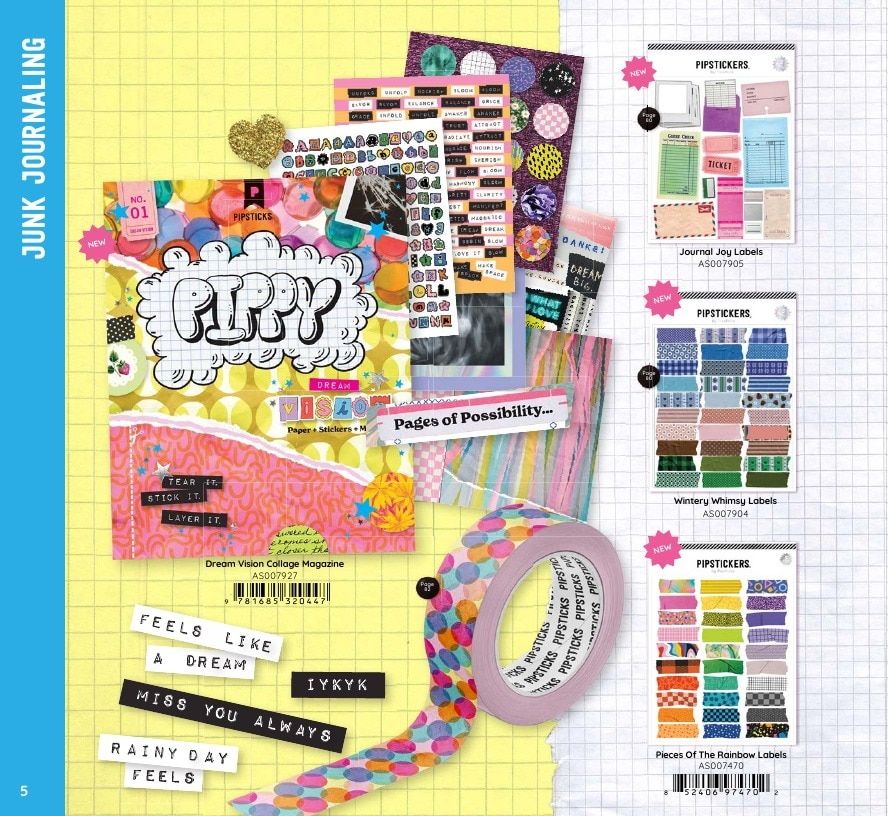 Pipsticks Annual Stickers Catalog Weekly Ad January 1 - December 31, 2026