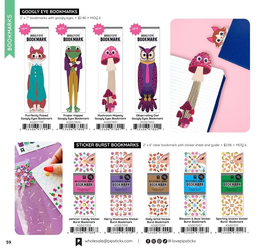 Pipsticks Annual Stickers Catalog Weekly Ad January 1 - December 31, 2026