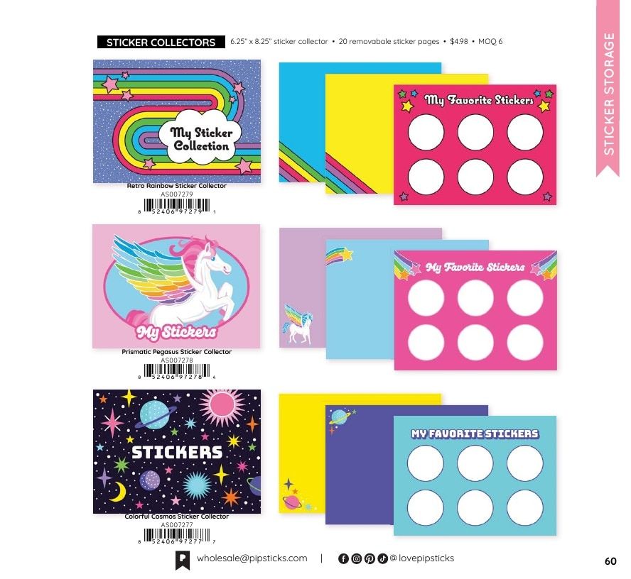Pipsticks Annual Stickers Catalog Weekly Ad January 1 - December 31, 2026