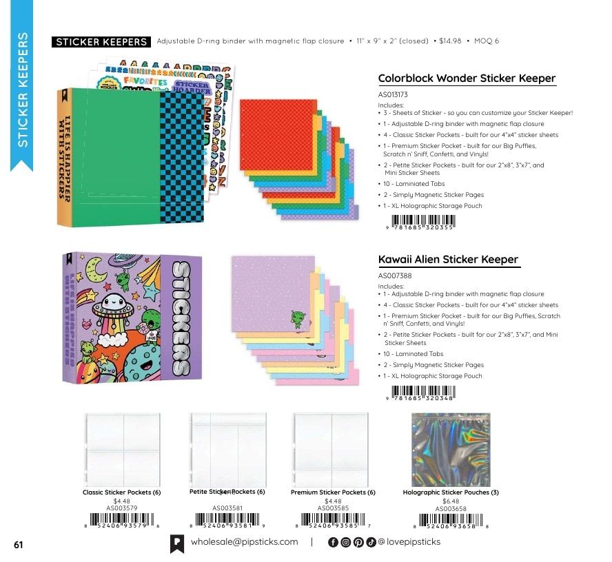 Pipsticks Annual Stickers Catalog Weekly Ad January 1 - December 31, 2026