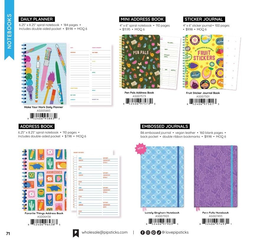 Pipsticks Annual Stickers Catalog Weekly Ad January 1 - December 31, 2026