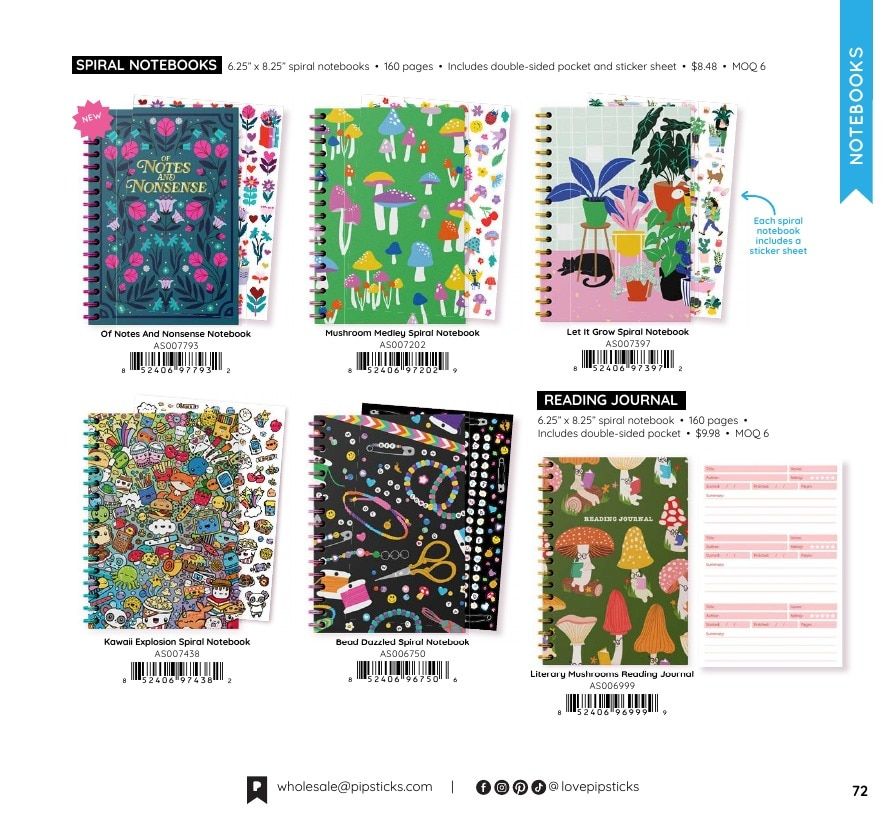 Pipsticks Annual Stickers Catalog Weekly Ad January 1 - December 31, 2026