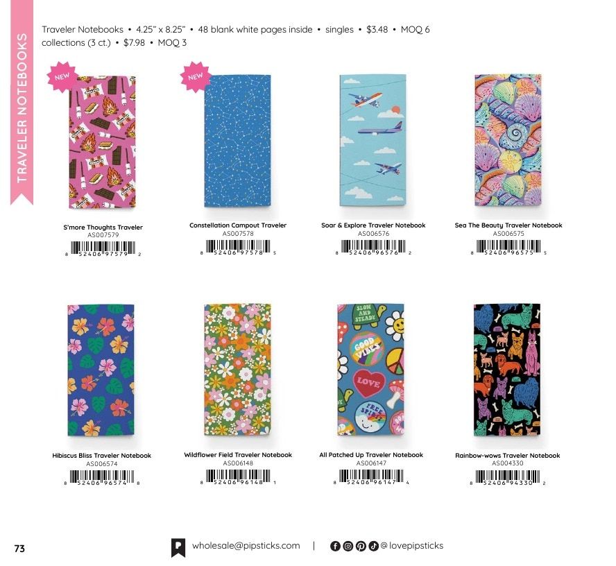 Pipsticks Annual Stickers Catalog Weekly Ad January 1 - December 31, 2026