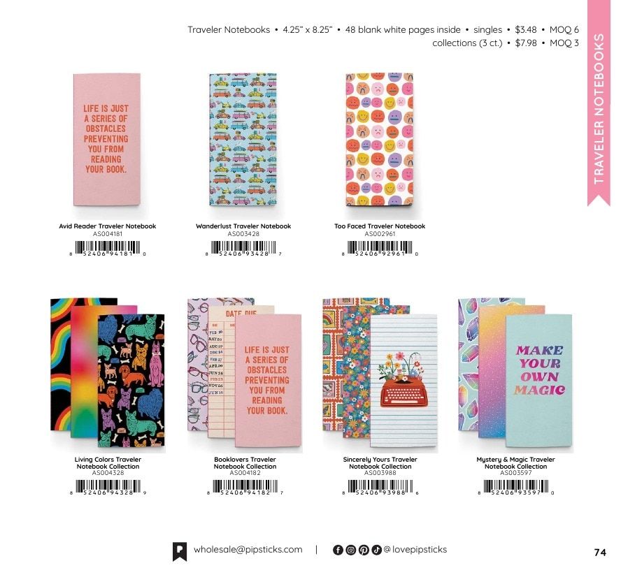 Pipsticks Annual Stickers Catalog Weekly Ad January 1 - December 31, 2026