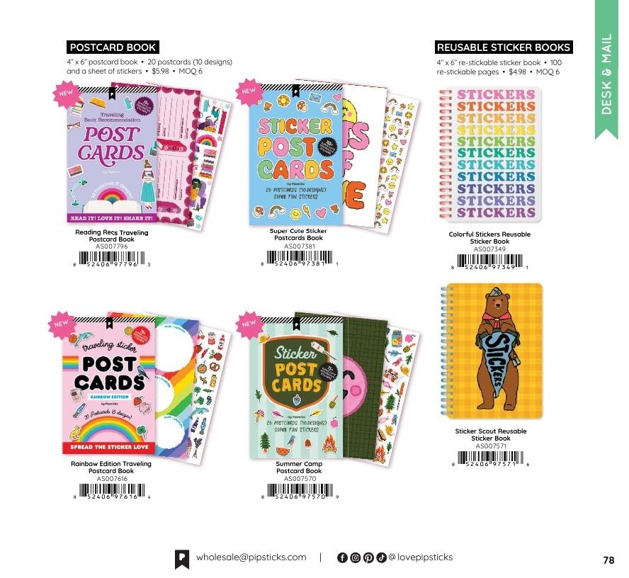 Pipsticks Annual Stickers Catalog Weekly Ad January 1 - December 31, 2026