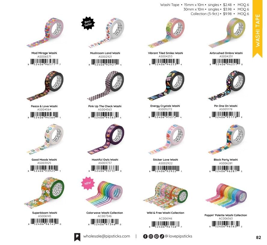 Pipsticks Annual Stickers Catalog Weekly Ad January 1 - December 31, 2026