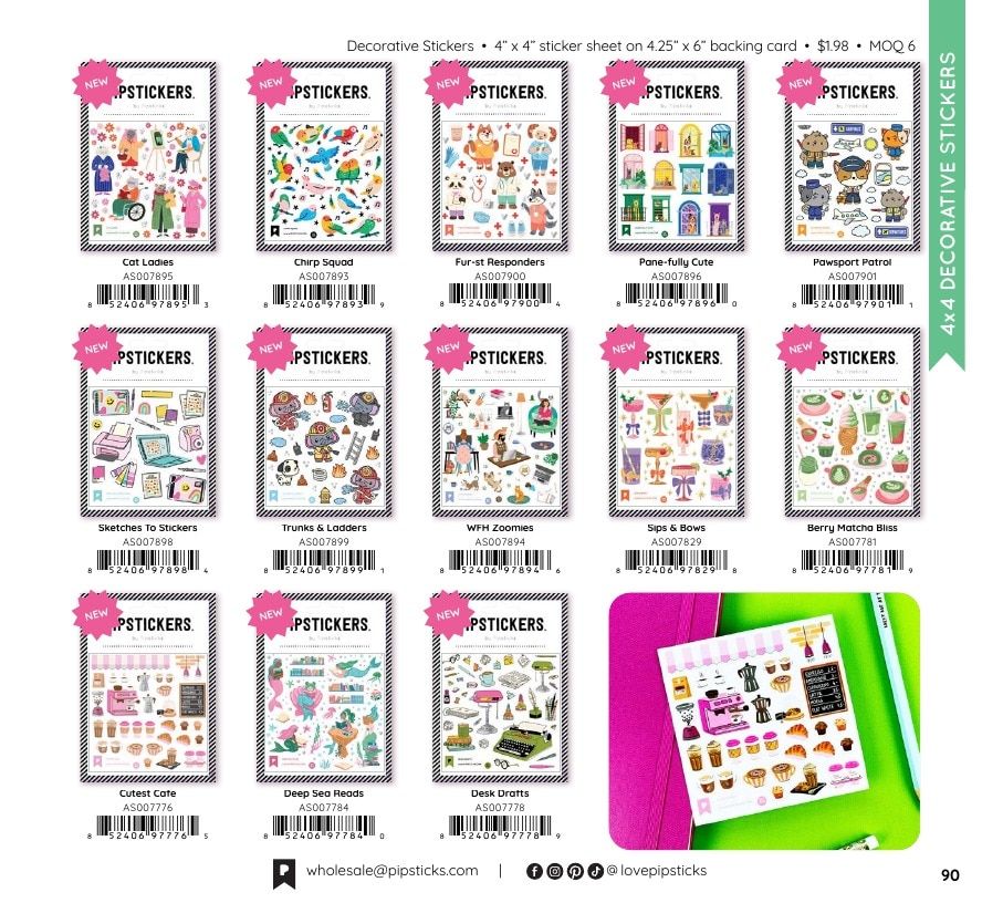 Pipsticks Annual Stickers Catalog Weekly Ad January 1 - December 31, 2026