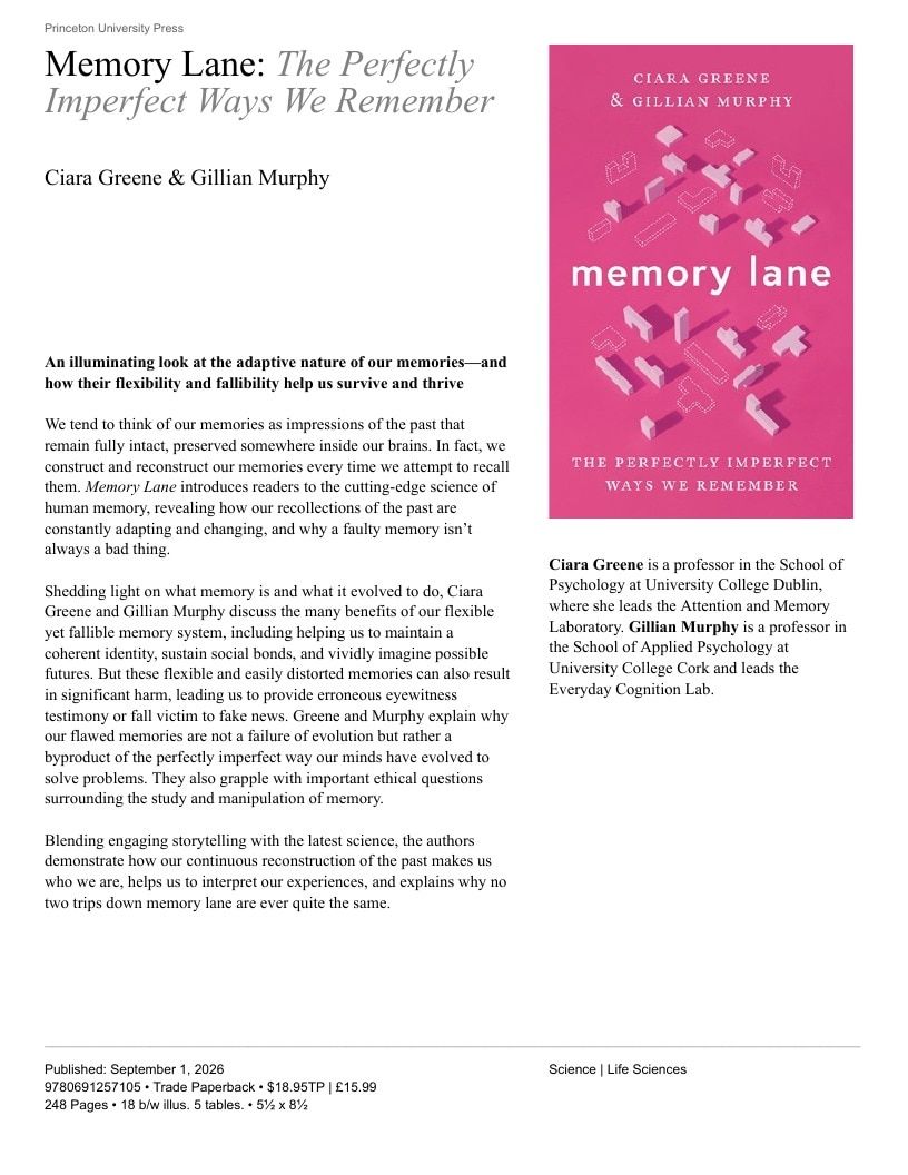 Princeton University Press Fall Book Catalog Weekly Ad January 1 - December 31, 2026
