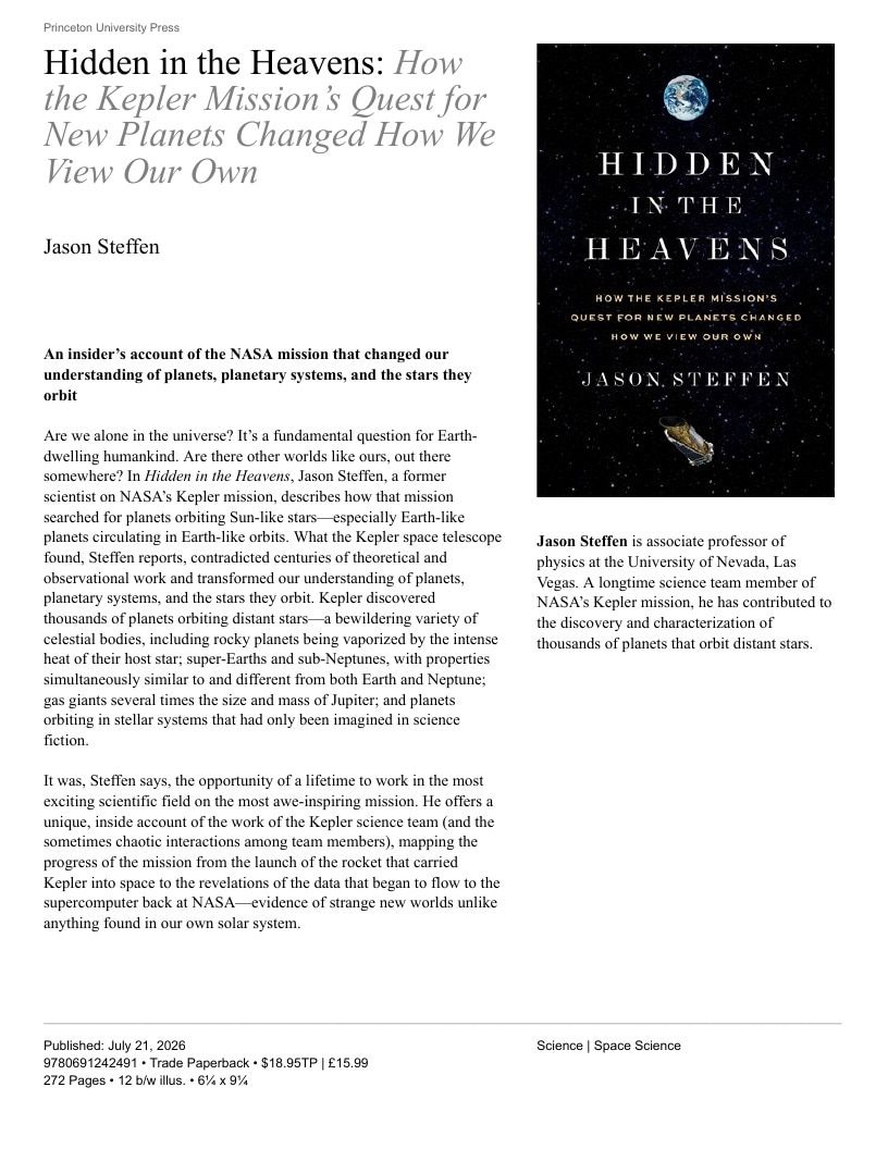Princeton University Press Fall Book Catalog Weekly Ad January 1 - December 31, 2026