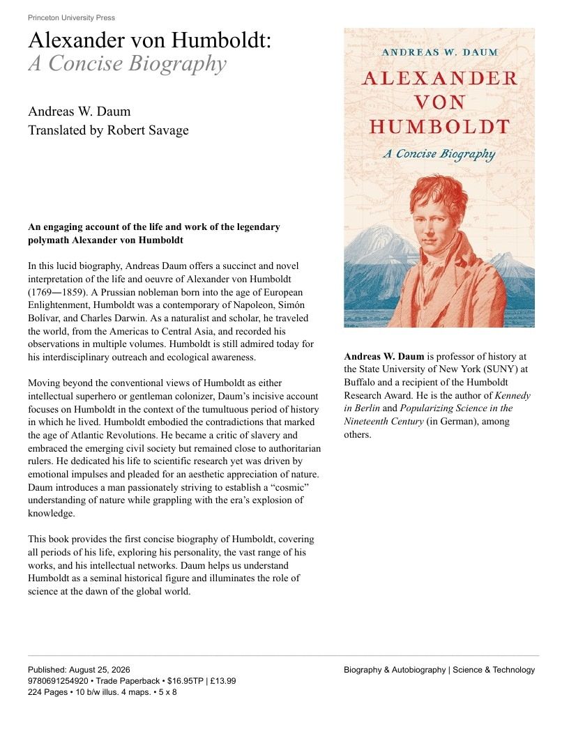 Princeton University Press Fall Book Catalog Weekly Ad January 1 - December 31, 2026