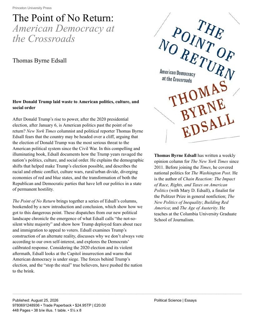 Princeton University Press Fall Book Catalog Weekly Ad January 1 - December 31, 2026