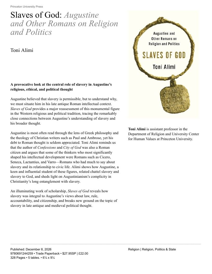 Princeton University Press Fall Book Catalog Weekly Ad January 1 - December 31, 2026