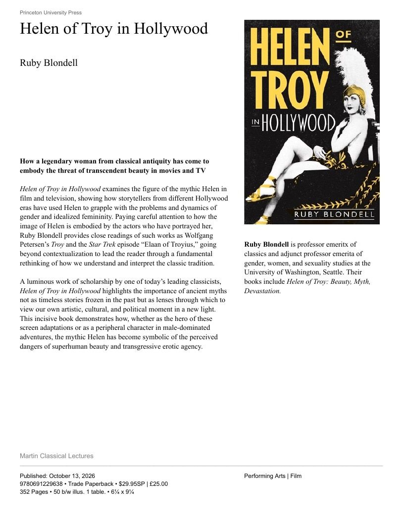 Princeton University Press Fall Book Catalog Weekly Ad January 1 - December 31, 2026