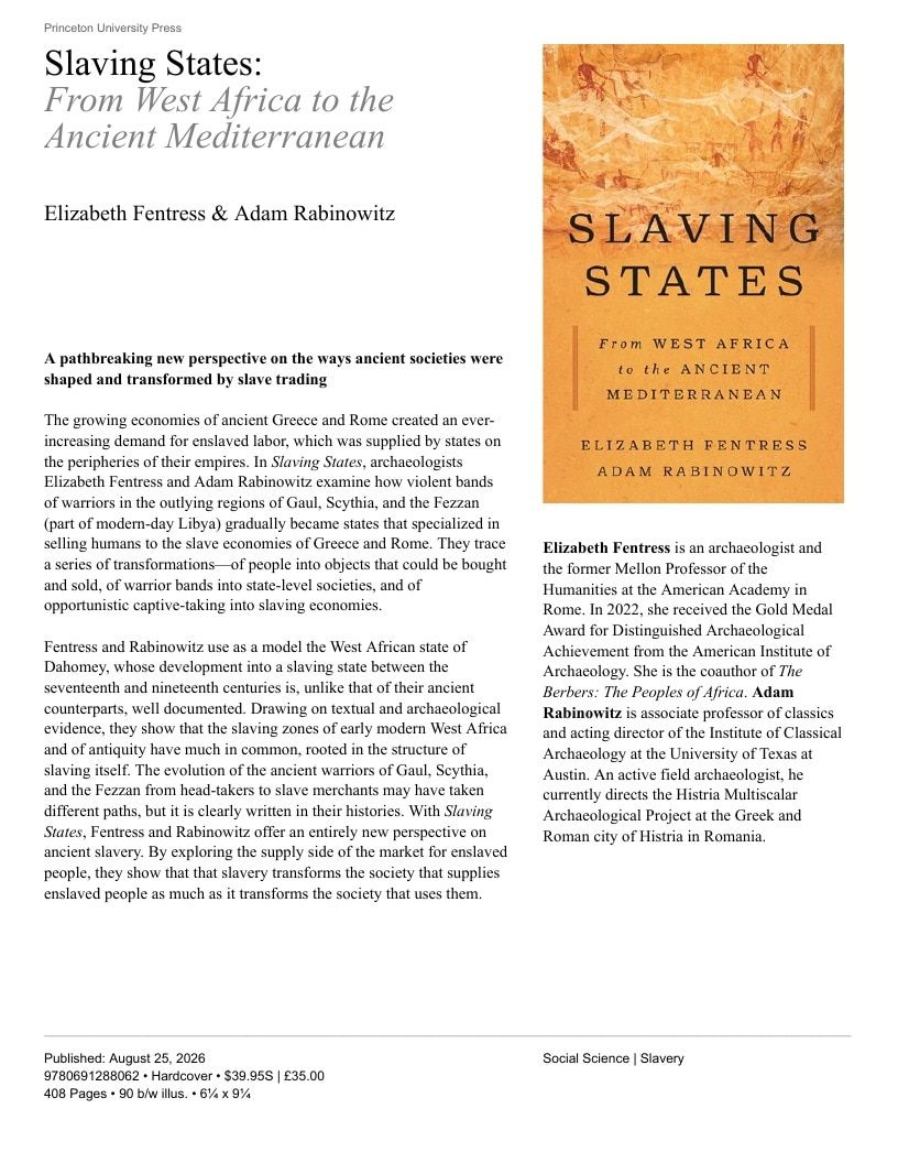 Princeton University Press Fall Book Catalog Weekly Ad January 1 - December 31, 2026